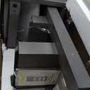 Alpine Corporation 43" Tall Multi-Tier Waterfall Fountain - Industrial Style Water Feature for Garden, Patio, Yard, Backyard, Relaxing Water Flow, and Serene Landscaping, Gray