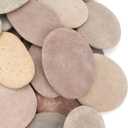 CFKJ [About 31 PCS - 37 PCS](18.5 Pounds) Painting Rocks,3.1""-4.76"" River Rocks,Flat Rocks,Painting Stones,Craft Rocks,Arts Rocks,DIY Rocks
