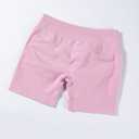 AUROLA Influence Workout Shorts for Women,2.5 3.5 4.5 5.5 6.5 No Roll Up Squat Proof Scrunch Seamless Compression Gym Short (Pink)