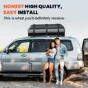 Asinking Car Rooftop Cargo Carrier Bag - 100% Waterproof Heavy Duty Car Roof Luggage Carrier 15 Cubic Feet, Fits All Vehicles with/Without Roof Rack - Easy Install & Triply Reinforced for Secure Use