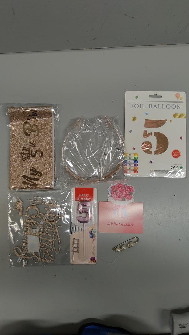 5th birthday party decoration