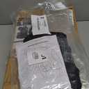 CAR PASS Leather Seat Covers Full Set Universal Water Resistant 3D Foam Back Support, Luxury Comfort Automotive 5 Seat Covers All Season Fit for SUV,Sedan,Van, Airbag Compatible Elegance(Pure Black)