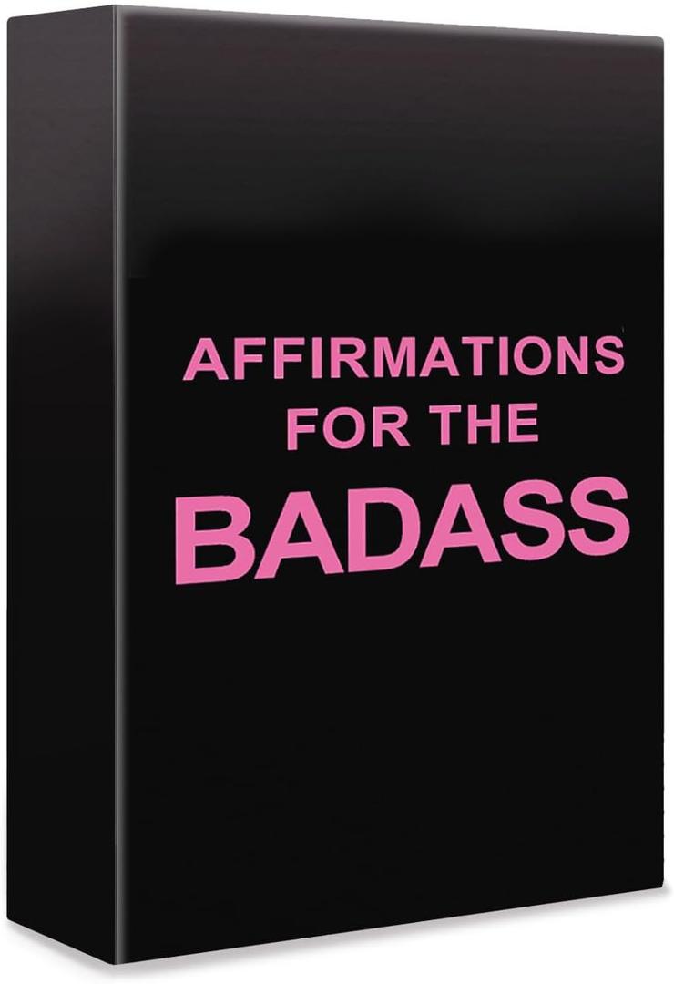Badass Affirmation Cards - 100 Daily Motivational Birthday Gifts for Women, Affirmations Cards for Her, Best Friend, Sister, Daughter, Mom and More.