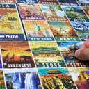 Think2Master Colorful Vintage World Travel Poster 1000 pieces Large Format Jigsaw Puzzle for kids 13+, teens, adults & families. Great gift for people wanting to explore the World. Size: 26.8 X 18.9