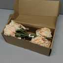 Real Touch Roses, Artificial Roses | 10PCS Faux mini Roses Bouquet,Real Touch Champagne Roses for Wedding Centerpiece, Home & Party Decor (Champagne)