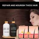 Hair Growth Shampoo and Conditioner Routine Set for Anti-Thinning Hair, Stronger, Thicker and Longer Hair, Growth with Paraben Free Women & Men Color-Safe for Hair Loss & Hair Wellness