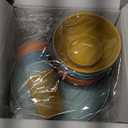 Wheat Straw Dinnerware Sets 16 PCS - Unbreakable Reusable Dinnerware Dishes Dessert Plates, Cereal Bowls, Drinking Cups, Sauce Dishes, Microwave Dishwasher Safe Plates Bowls Sets for Kitchen