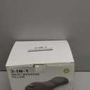 Smooth Triple Fusion 3-in-1 Back Massager Lumbar Pillow with Heat, Vibration & Traction Back Massager for Pain Relief DeepTissue.Relaxation Device for Home, Office, Car