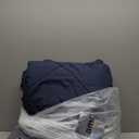 CozyLux Full Size Comforter Sets Navy Blue - 7 Pieces Bed in a Bag Full, Luxury Soft Bed Set for All Seasons, Bedding Set with Down Alternative Comforter, Sheets, Pillowcases & Shams