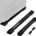 LUCKUP Heavy Duty Appliance Rollers, Extendable Washing Machine Stand Furniture Rollers Mobile Fridge Base Furniture Sliders for Refrigerators Washer and Dryer Support 660 lbs, Black (17.1 - 27.3" adjustable)