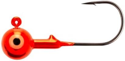 Northland Tackle Gum-Ball JIG / 1.625" / 1/4 OZ - #2/0 HK / 12 Pack/Metallic Orange, Northland Tackle Gum-Ball JIG / 1.625" / 1/4 OZ - #2/0 HK / 4 Pack/Metallic Gold