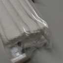 No Tools No Drill Cordless Roman Shades for Indoor Windows 100% Blackout, for Window Size 23" W × 48" H White