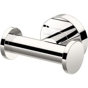 Gatco 4315A Glam Double Robe Hook, Polished Nickel / 3.10" W Wall Mount Double Robe, Towel Hook, Polished Nickel