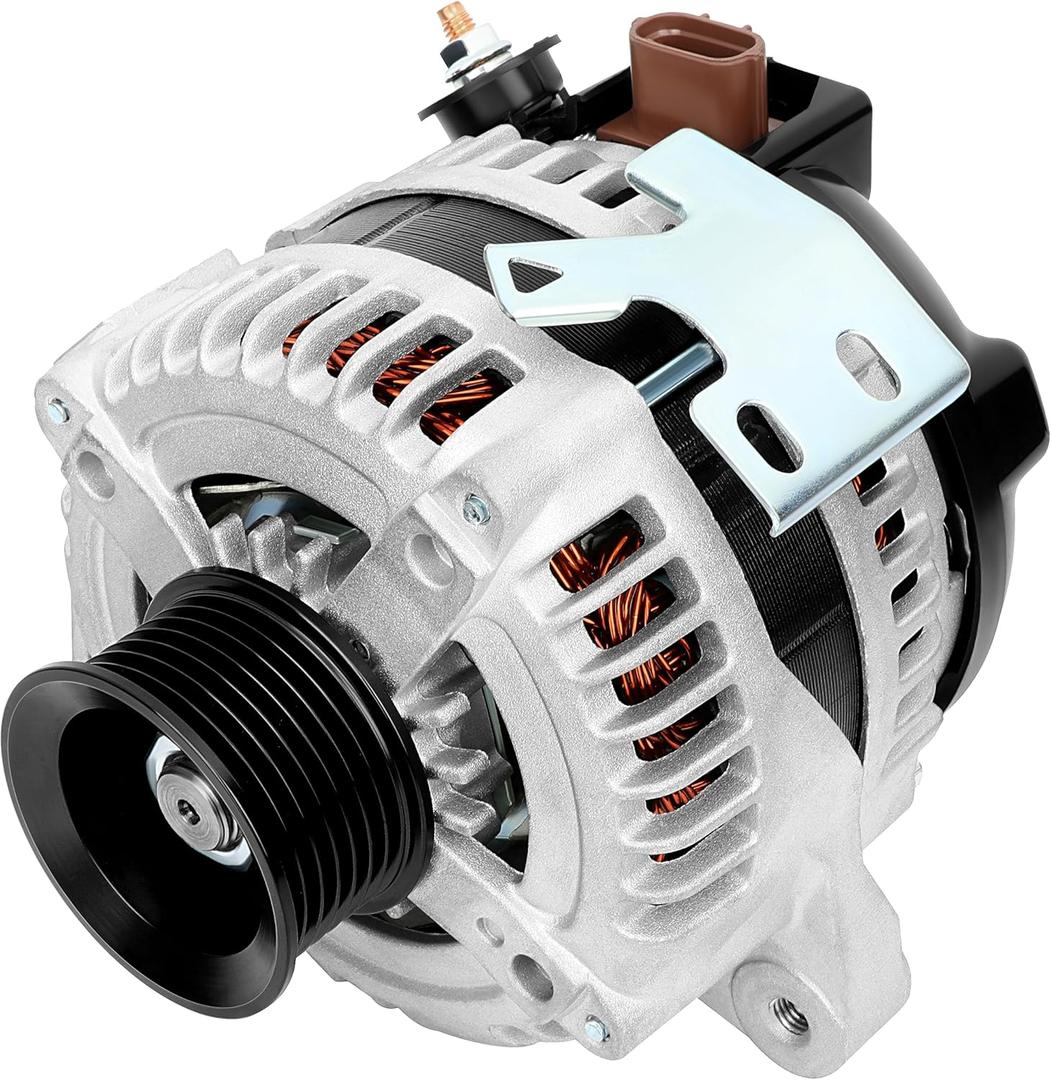 New Alternator Replacement for RAV4 2001-2003 L4 2.0L for Toyota Camry 2.4L 2002-2003 for Toyota Solara 2002-2003 L4 2.4L, fit OE 13878 102211-1920