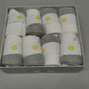 WANDER Men's Athletic Ankle Socks 3/8 Pairs Thick Cushion Running Socks for Men&Women Cotton Socks 6-9/9-12/12-15