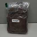 FADEON Sling Bags for Women Crossbody Bags, Designer PU Leather Sling Purse Multi-Pocket Packs with Card Slot Coffee Brown (Small)