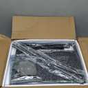 Furnulem Dresser for Bedroom, Tall Nightstand, Vertical Chest with Wood Top, Charging Station, LED Lights, 5 Fabric Bins, Bedside Table with Shelf, Furniture for Entryway (5 Drawer, Black Oak)