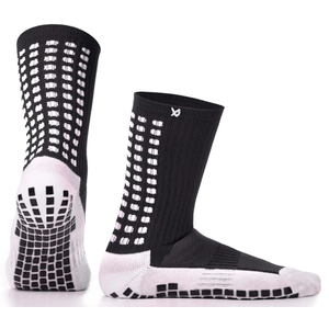 Lux Dual Grip Socks - Soccer Grip Socks for Men and Women. GripArray Performance & Comfort, Black 