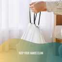 FORID Small Drawstring Trash Bags - 2.6 Gallon White Garbage Bags 240 Count, Durable & Thick Bags, Multipurpose Use