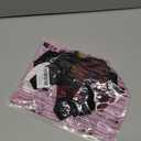 RSLOVE Women Lingerie Sets with Garter Belt 3 Piece Lace Teddy Babydoll Bodysuit (Large, Black&Rred)