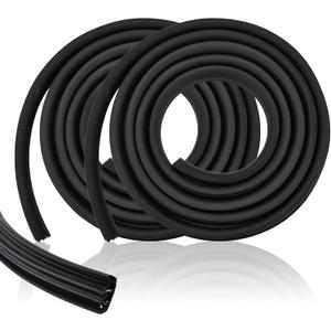 Door Weather Stripping Seal Compatible with 2007-2014 Chevy Avalanche Suburban GMC Yukon Escalade,Rubber Front Door Weatherstrip Replace#22766409 22766410 Driver & Passenger