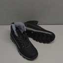 WHITIN Men's Waterproof Cold-Weather Snow Boots (10, Black)