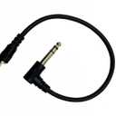 2 x Halokny RCA to 1/4 Adapter Cable, 6.35mm 1/4 inch TRS Stereo Jack Male to RCA Male Plug Adapter Cable 30cm/12inch (RCA M)