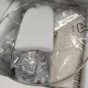 Seealle Touch Table Lamp for Bedroom, 3-Way Dimmable Small Bedside Lamps for Night Stands with Wires, Brown Desk Lamp for Kids Room, Office, Living Room, End Table(LED Bulb Included) (C. Oat Shade & Brown Base)