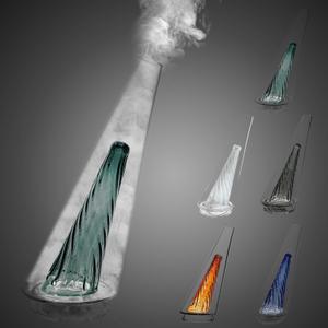Glass Accessories Replacement for Pe*k and Pe*k Pro,Colored Crystal Vase, Threaded Volcanic Head Glass Accent (Green)