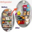 ClearSpace Pantry Organization and Storage Bins with Removable Dividers & Lids Perfect Pantry Organizers or Kitchen Organization Refrigerator Organizer Bins, Cabinet Organizers, 4 Pack