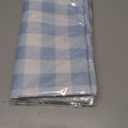2 x Dusty Blue Gingham Table Runner Light Blue Checkered Boy Girl Baby Shower Birthday Party Decoration Home Dining Kitchen Island Decor (13" x 90")