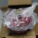 CAROTE 3.4QT Enameled Cast Iron Braiser Pan, Shallow Dutch Oven Casserole Skillets, Non-Toxic Cast Iron Pot with Lid for Grilling, Searing, Baking, Dual Handles, All Stovetop Compatible, Fig