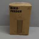 Kingsyard Finch Feeders for Outdoors Hanging, Metal Mesh Tube Bird Feeder for Nyjer/Thistle Seed, 2.5 lbs Large Capacity (Grey) (Gray)