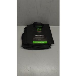 VIVOSUN 5-Pack 15 Gallon Plant Grow Bags, Heavy Duty Thickened Nonwoven Fabric Pots with Handles (Black)