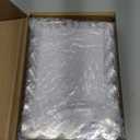 3 Pack Acrylic Picture Frame. 4x6inch Magnetic Picture Frames, Double Sided,10+10mm Thick Block, Clear Photo Scalloped Frames Freestanding for Desktop Display