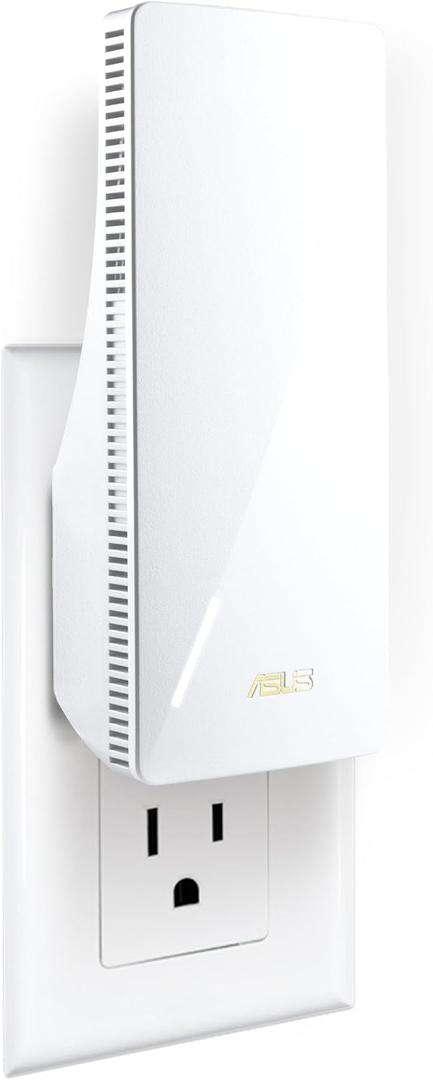 ASUS RP-BE58 BE3600 Dual Band WiFi 7 (802.11be) Range Extender, AiMesh Extender for Seamless mesh WiFi; Works with Any WiFi Router