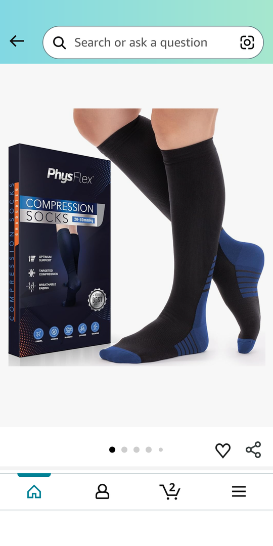 Compression Socks for Women & Men (20-30 mmHg) Support for Travel, Nurses, Pregnancy, Shin Splints, Sports and Everyday Wear Compression Socks for Women & Men (20-30 mmHg) Support for Travel, Nurses, Pregnancy, Shin Splints, Sports and Everyday Wear