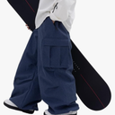 SNOWVERB Womens Mens Super Baggy 15K Waterproof Ski Snowboard Pants Mountain Freestyle Insulated Windproof Snow Pants S