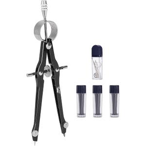 Mr. Pen Professional Compass for Geometry, Extra Lead, Metal Compass, Compass, Compass Drawing Tool, Drawing Compass, Drafting Compass, Compass for Students, Compass Geometry