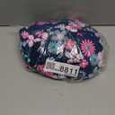 M2C Girls Outdoor Waterproof Floral Fleece Lined Windproof Jacket 6/ 7 Navy
