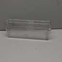 BINO | Stackable Storage Bins, Small - 2 Pack | THE STACKER COLLECTION | Clear Plastic | Built-In Handles | BPA-Free | Containers for Organizing Kitchen Pantry | Multi-Use Organizer