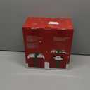 PEIDUO Animated Christmas Santa in Lighted Gift Box, Motion Sensor Christmas Music Decorative Lights, Under The Christmas Tree Present Decorations for Indoor Outdoor Yard Home Holiday Decor