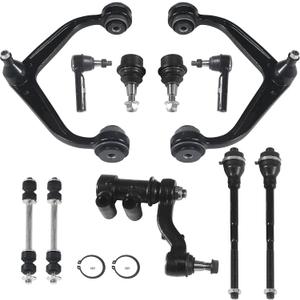 Suspension Kit fit for Chevy Silverado GMC Sierra 2500HD 2011-2019 | sway bar links, inner outer tie rod ends, front suspension replacement, direct fit, steering parts, OE K622128 K500232 K80631