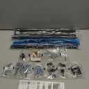 PERLESMITH Tilting TV Wall Mount Bracket Low Profile for Most 23-60 inch LED LCD OLED, Plasma Flat Screen TVs with VESA 400x400mm Weight up to 115lbs, Fits 16" Wood Stud (Black)