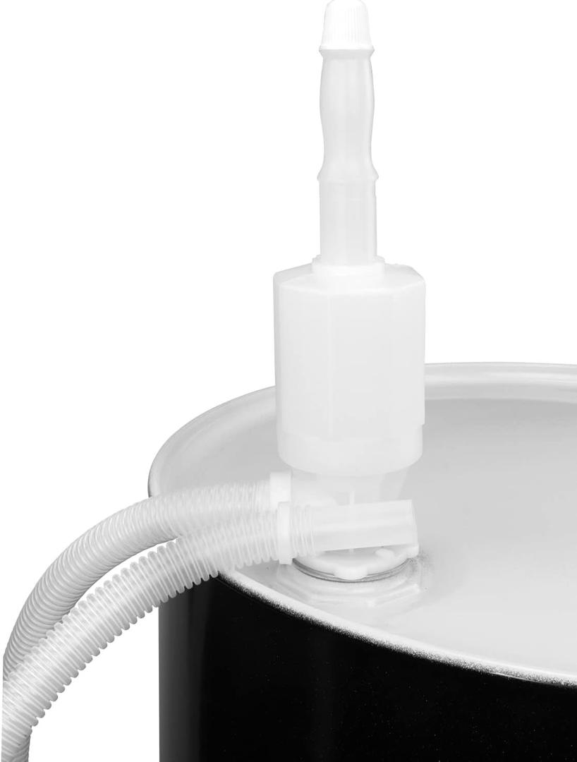 ZEELINE BY MILTON Siphon Drum Pump, Chemical Pump, 5.5 Gallons per Minute, Use with 55 Gallon Containers, For Use With a Variety of Chemicals (ZE369BC)