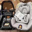 Chicco KeyFit Max Zip ClearLux Infant Car Seat and Base, Rear-Facing Seat for Infants 4-30 lbs., Zip-Open Privacy Shield, Compatible with Chicco Strollers, Baby Travel Gear | Verona/Grey EXP:01-2031