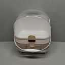 Makeup Organizer Countertop, Skincare Holder Bathroom Counter Organizer, Storage Box Cosmetic Display Cases, Teen Girl Gifts Make up Organizers for Vanity, Dresser (Rose Gold)