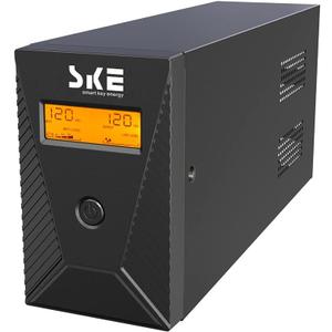 600VA/360W Ups Battery Backup and Surge Protector,Computer Uninterruptible Power Supply Units,SKE Ups Power Supply