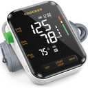 Automatic Blood Pressure Monitor: X8 Digital Blood Pressure Machine Upper arm for Home use with Adjustable BP Cuff(8.7-16.5") - Large Backlit Display (Black)