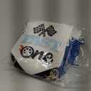 Fast One 1st Birthday High Chair Banner - Race Car Blue Tassel Highchair Decor for Boys, My First Lap Birthday Decor